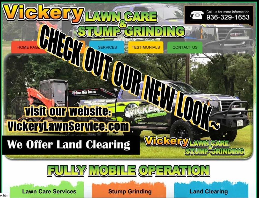 Reliable residential landscaping experts serving Livingston, TX - Vickery Lawn Service & Stump Grinding