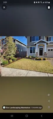 Vics Landscaping Maintaince Logo