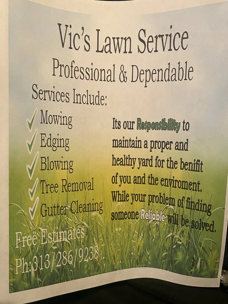Trusted lawn mowing service for year-round maintenance across Detroit, MI - Vic’s Lawn Services