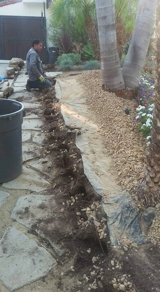 Professional garden landscaping for residential properties in Los Angeles, CA by Victor Landscaping Services