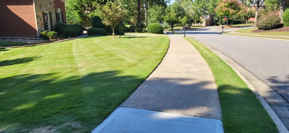 Professional yard maintenance in Cumming, GA by Victor's Landscaping