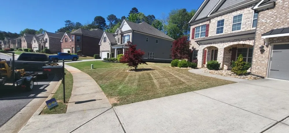 Professional yard maintenance in Cumming, GA by Victor's Landscaping