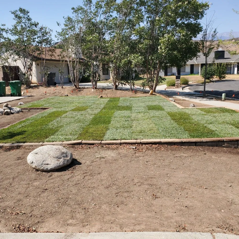 Top-rated residential landscaping with custom design in Oak Glen, CA by Victor's Landscaping