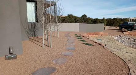 Custom garden landscaping in Los Alamos, NM - Victors Lawns