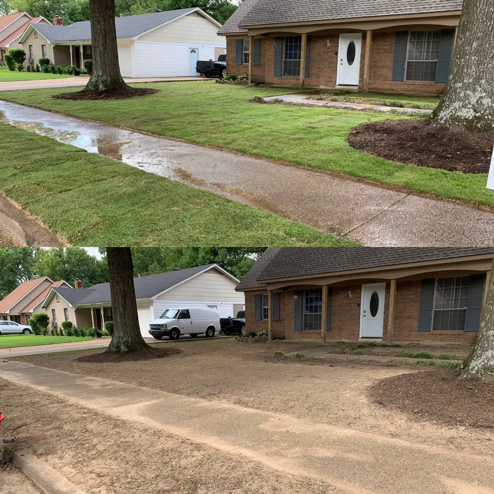 Custom outdoor landscaping in Memphis, TN by Victor’s Lawnscape