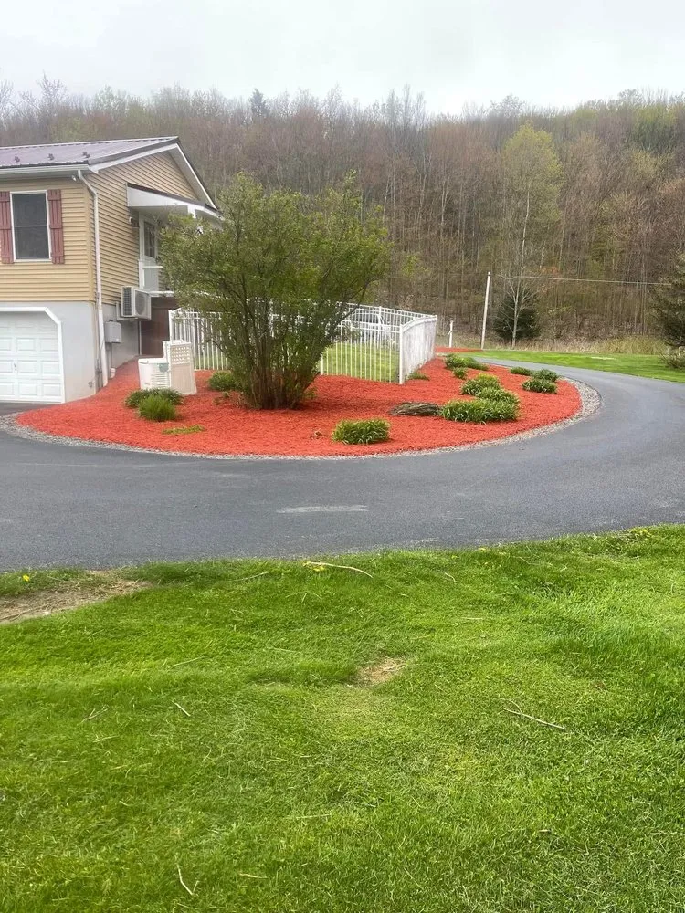 Professional garden landscaping with custom design across Montrose, PA - Victory Lawn Service