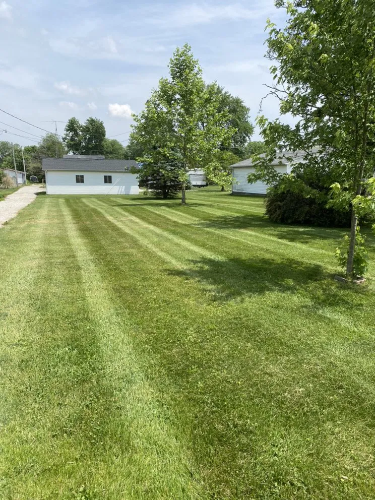 Custom landscape installation in ODON, IN - Victory Lawns