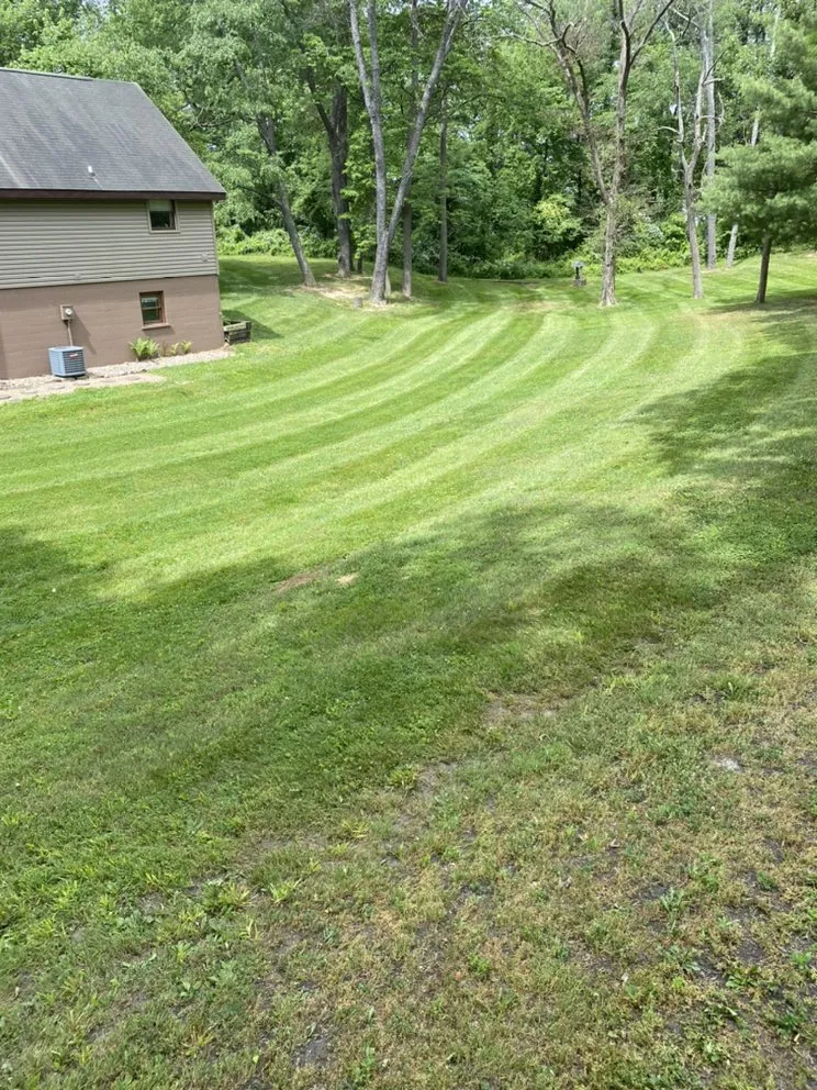 Professional landscape installation in ODON, IN by Victory Lawns