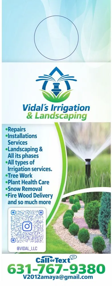 Custom garden landscaping for homes in Centereach, NY by Vidal’s Irrigation & Landscaping