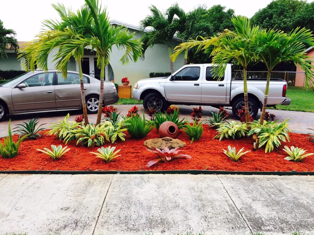 Custom landscaping services for beautiful yards in Homestead, FL by Vidal's Lawn Service