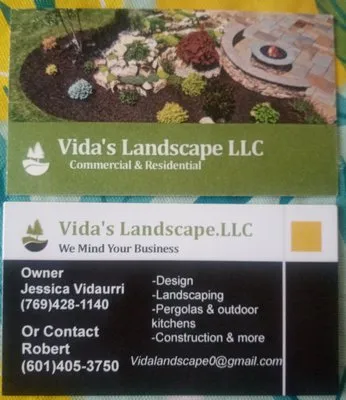 Vida's Landscaping Logo