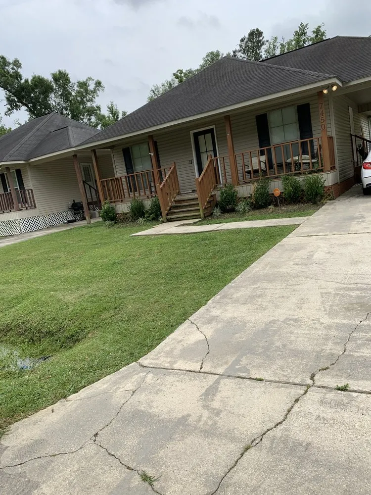 Reliable residential landscaping for homes in Denham springs, LA by Vidrine’s Tru Green Lawn Care