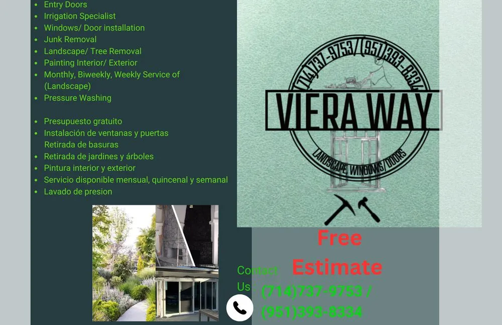 Professional residential landscaping for outdoor upgrades in San Jacinto, CA by Viera Way