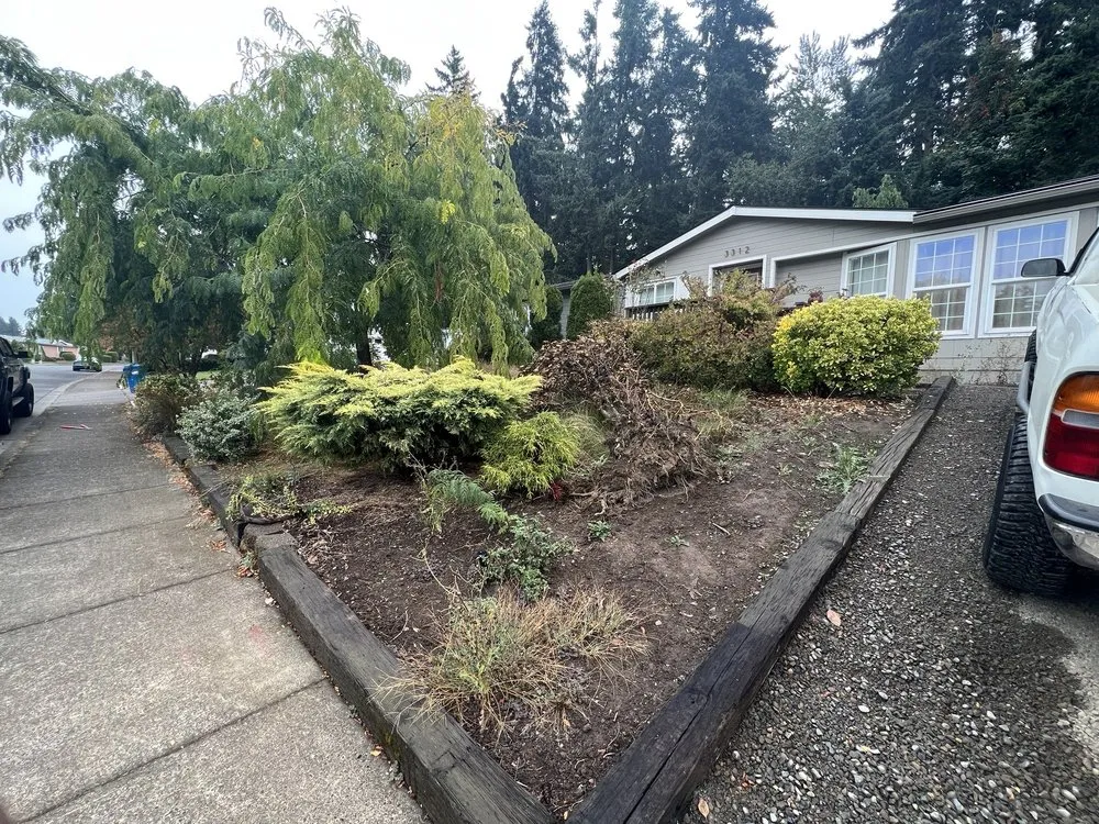 Professional garden landscaping in Woodburn, OR by Viewpoint Landscape