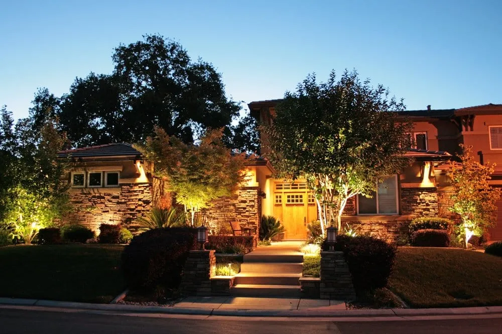 Local yard cleanup service in Sacramento, CA by Viewpoint Lighting