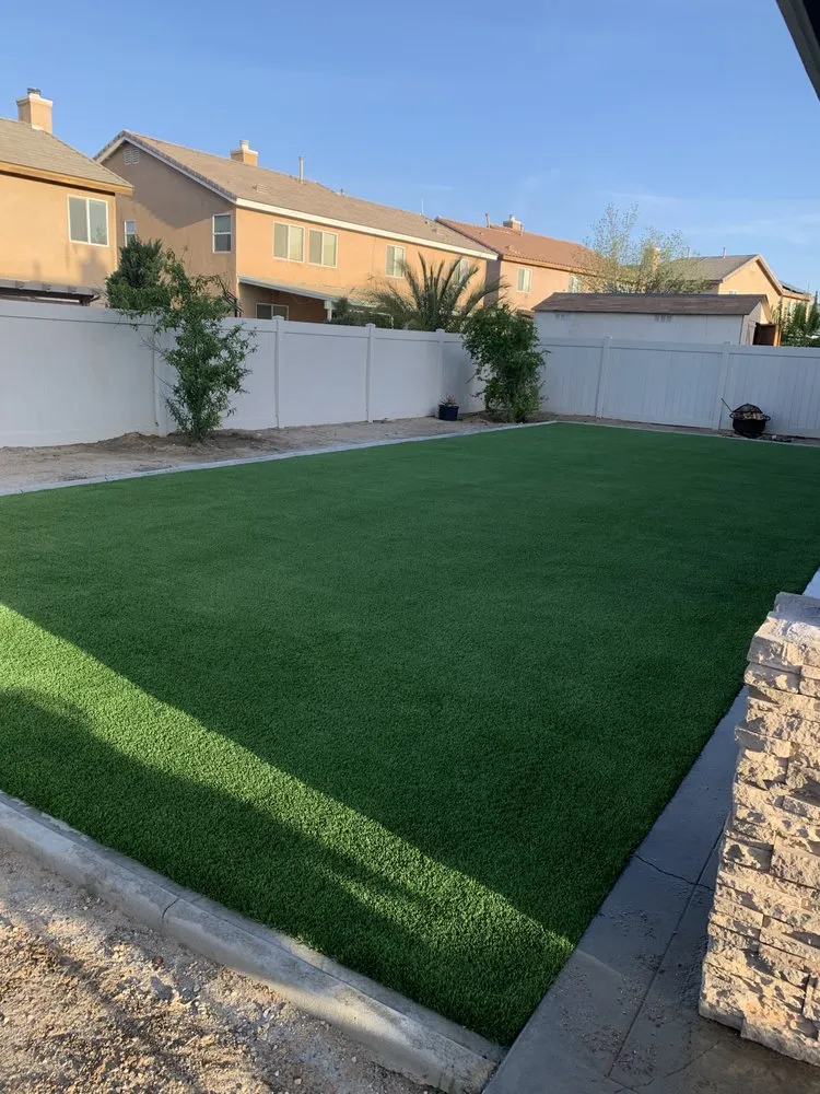 Top-rated lawn mowing service for year-round maintenance in Hesperia, CA by Vieyra Landscape
