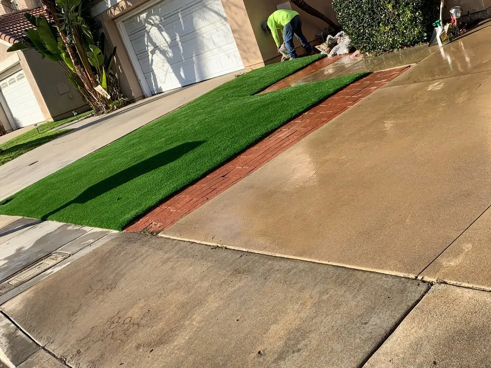 Professional landscape installation in Hesperia, CA by Vieyra Landscape