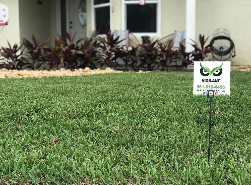 Custom residential landscaping for year-round maintenance in Boca Raton, FL by Vigilant Lawn + Pest