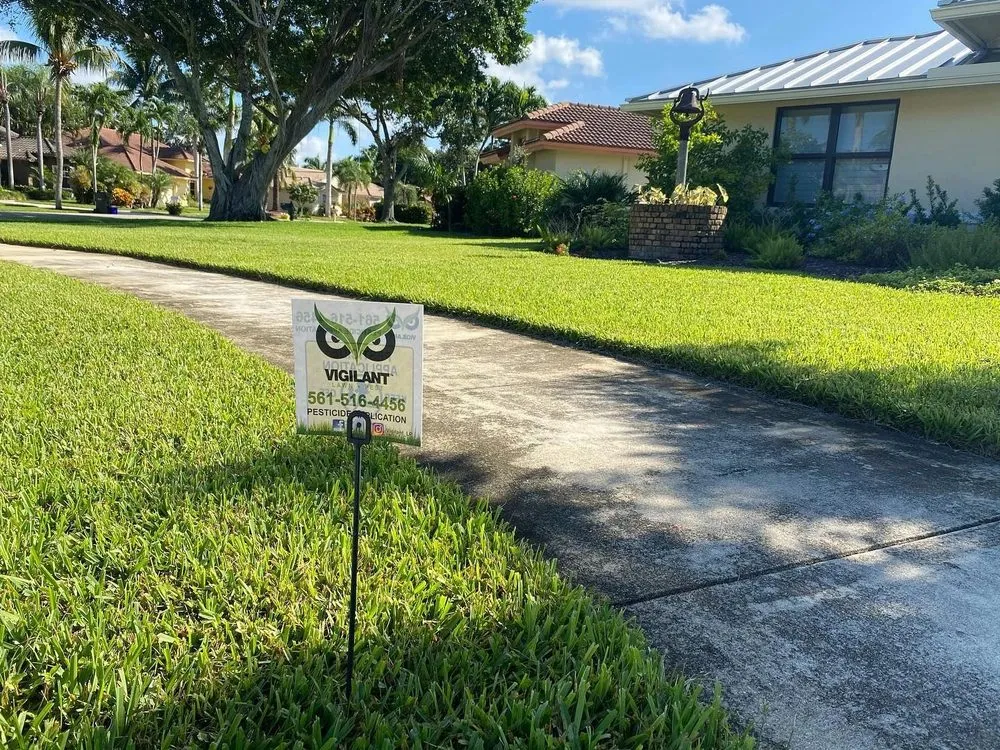 Custom yard cleanup service for residential properties across Boca Raton, FL - Vigilant Lawn + Pest