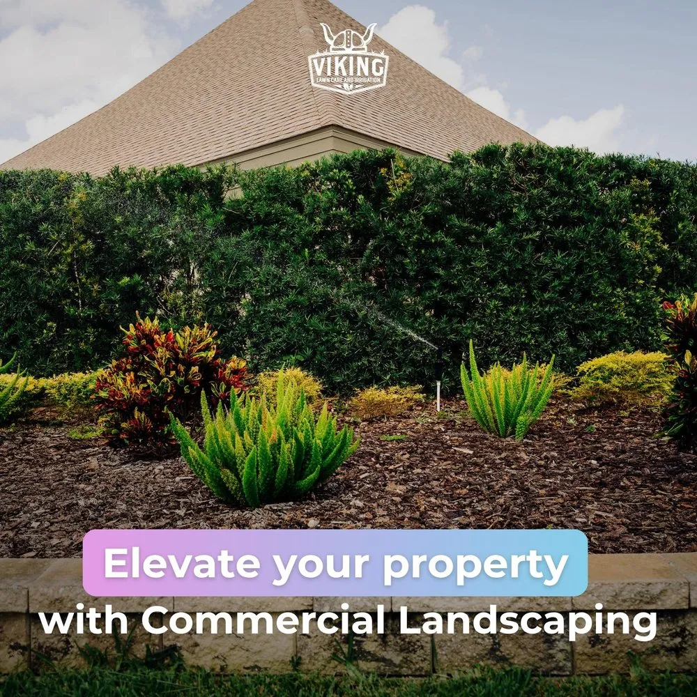 Expert garden landscaping for homes in Winter Haven, FL by Viking Lawn Care and Irrigation