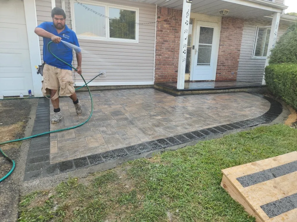 Trusted landscape installation with custom design across Medford, NY - Viking