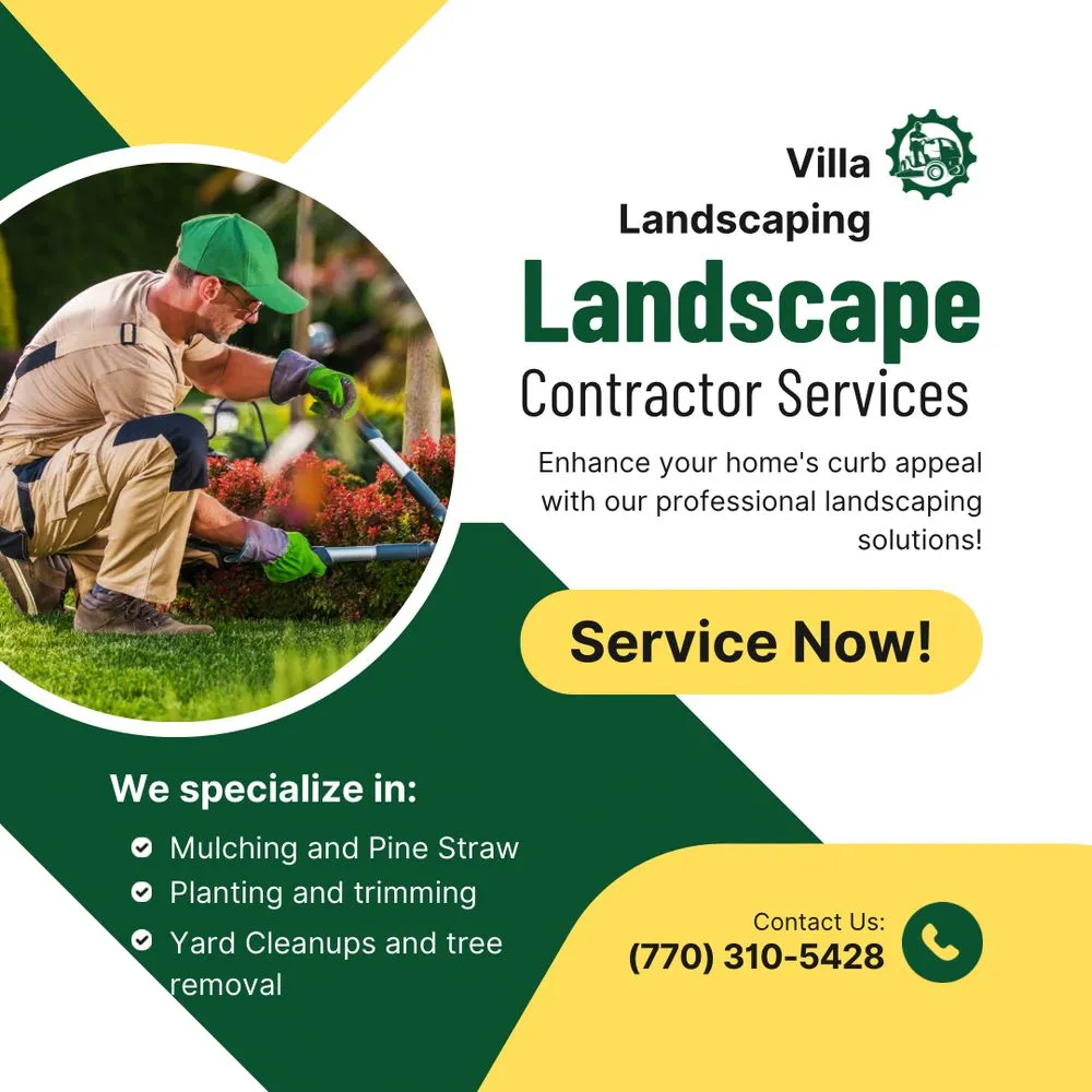 Trusted lawn care service with custom design across Calhoun, GA - Villa Landscapings