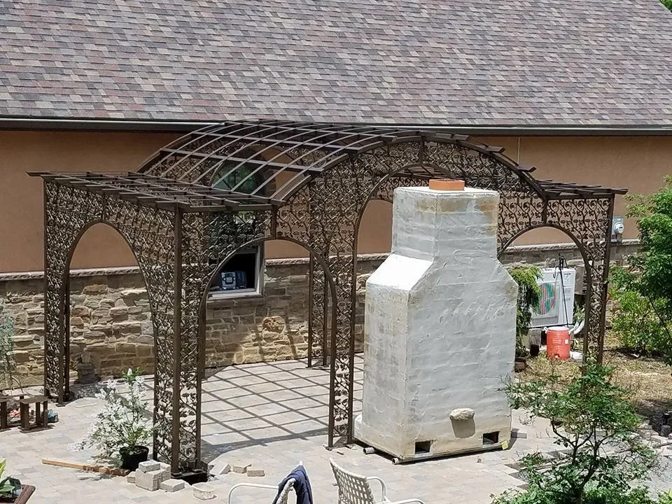 Expert outdoor landscaping for homes in Port Matilda, PA by Village Craft Iron Works