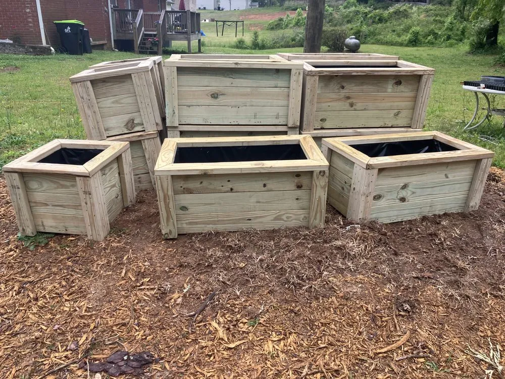 Custom yard cleanup service in McDonough, GA by Village Gardens