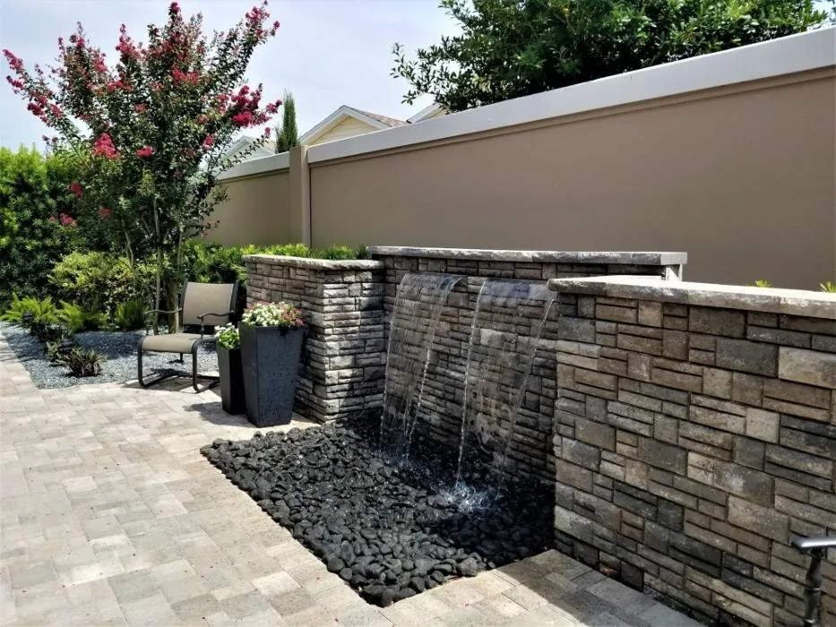 Professional landscape installation in Lady Lake, FL - Village Palms Landscaping