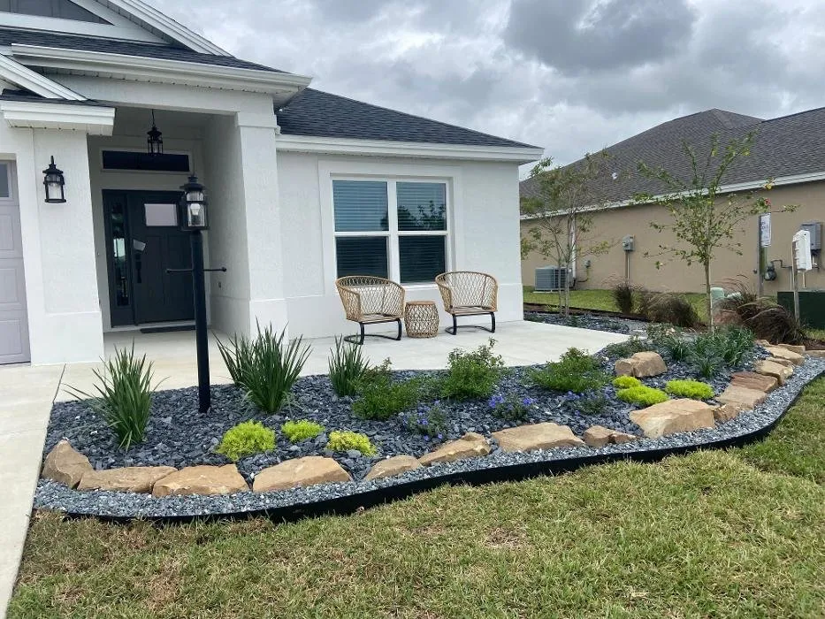 Top-rated garden landscaping with custom design in Lady Lake, FL by Village Palms Landscaping