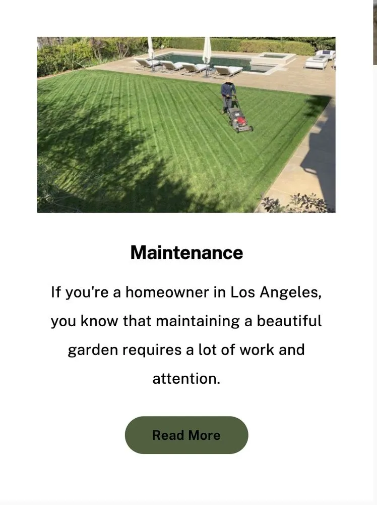 Custom lawn mowing service for year-round maintenance across Los Angeles, CA - Villalpando Landscaping