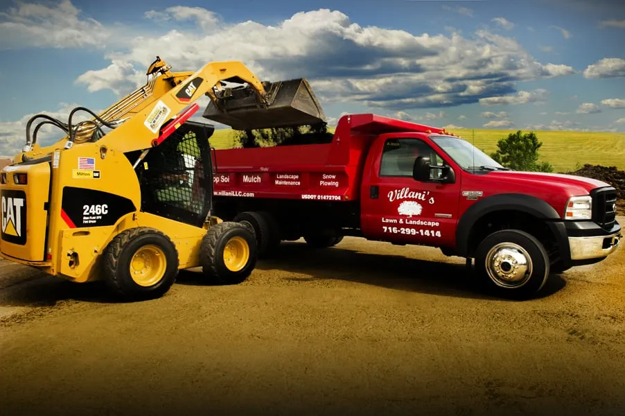 Local landscape installation for outdoor upgrades in Niagara Falls, NY by Villani's Lawn & Landscape