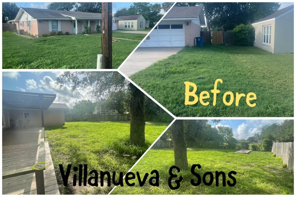 Custom yard cleanup service in Beeville, TX by Villanueva & Sons