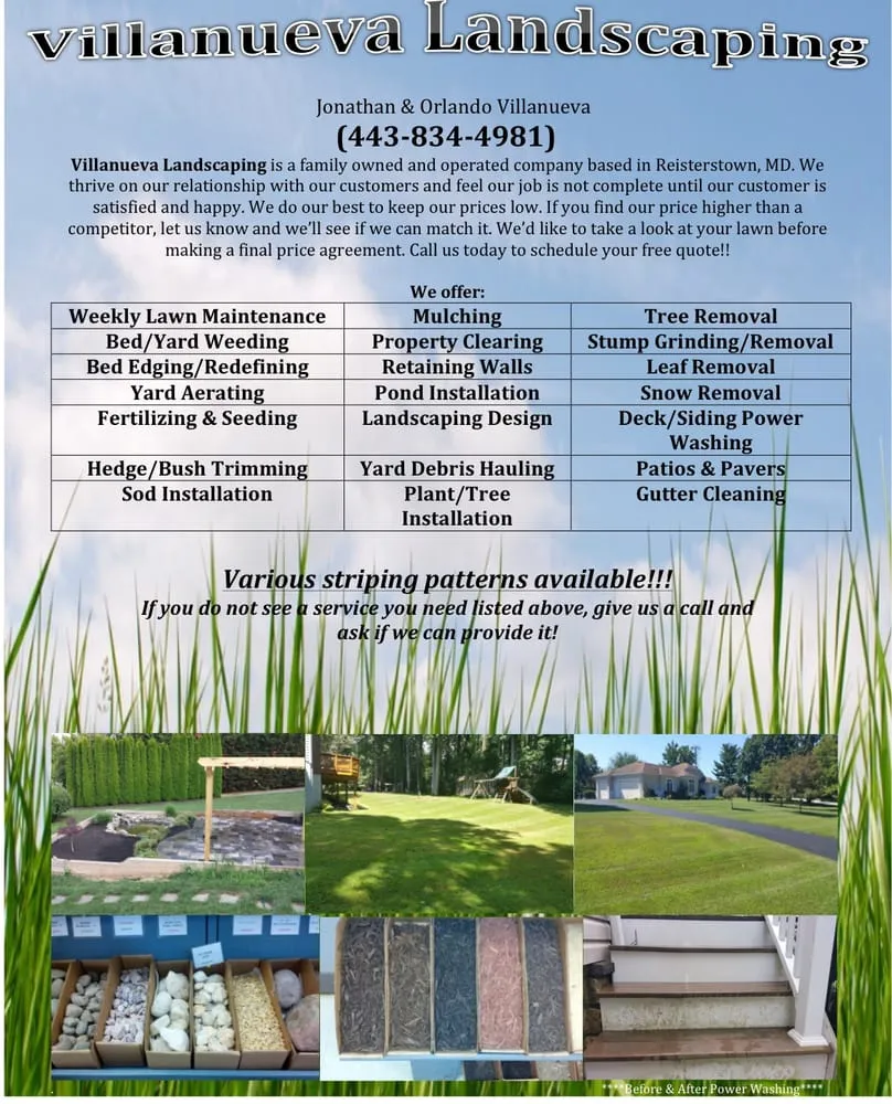 Expert yard cleanup service in Reisterstown, MD - Villanueva Landscaping