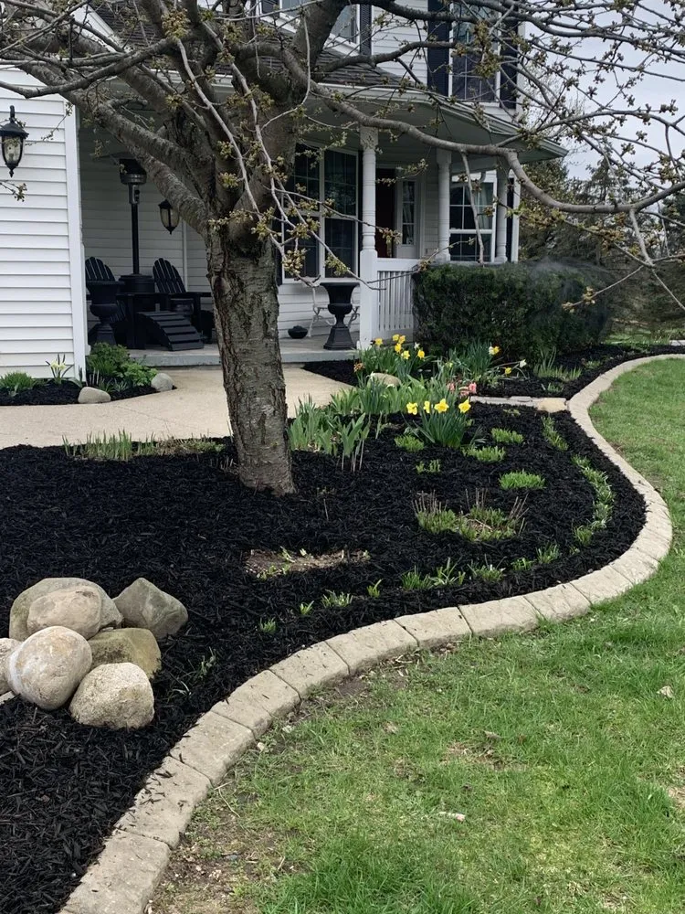Custom garden landscaping for residential properties in Ada, MI by Villarreal Outdoor Services