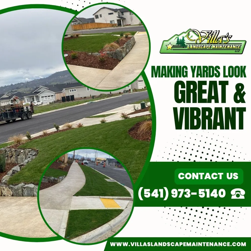 Trusted yard maintenance experts serving Medford, OR - Villa's Landscape Maintenance
