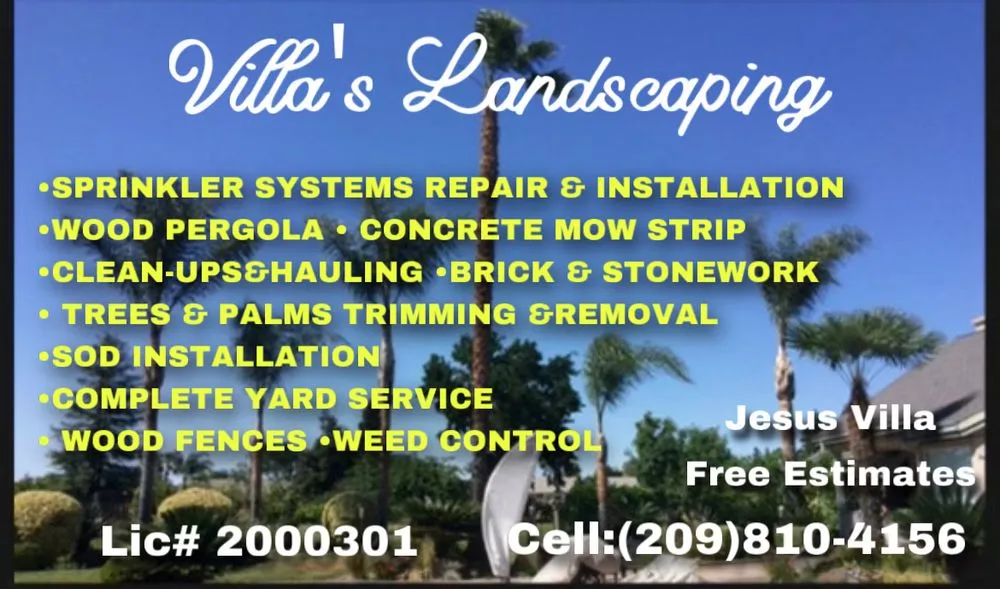 Local outdoor landscaping experts serving Victor, CA - Villa’s Landscaping