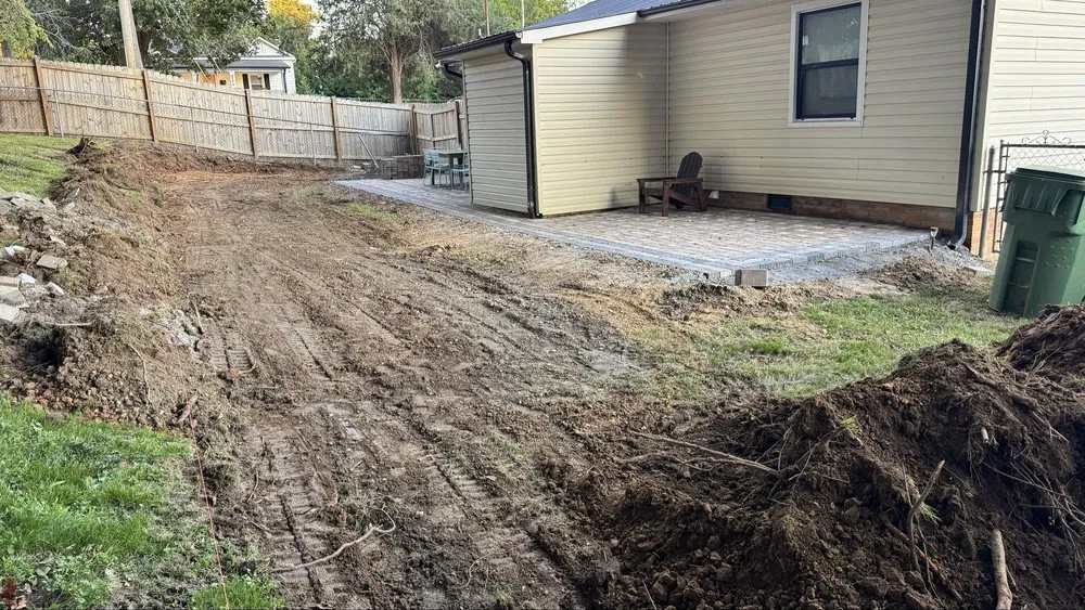 Custom yard cleanup service in Mount Holly, NC by Villa's Premier Landscaping