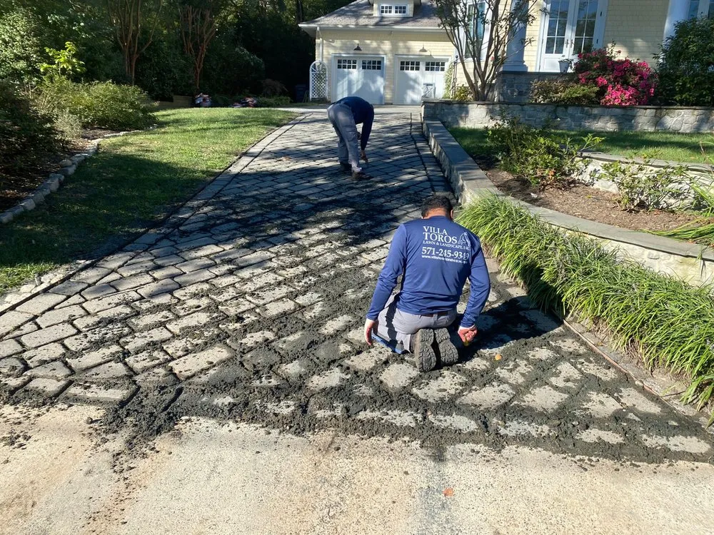 Affordable landscape installation in Springfield, VA by Villatoros Lawn and Landscape