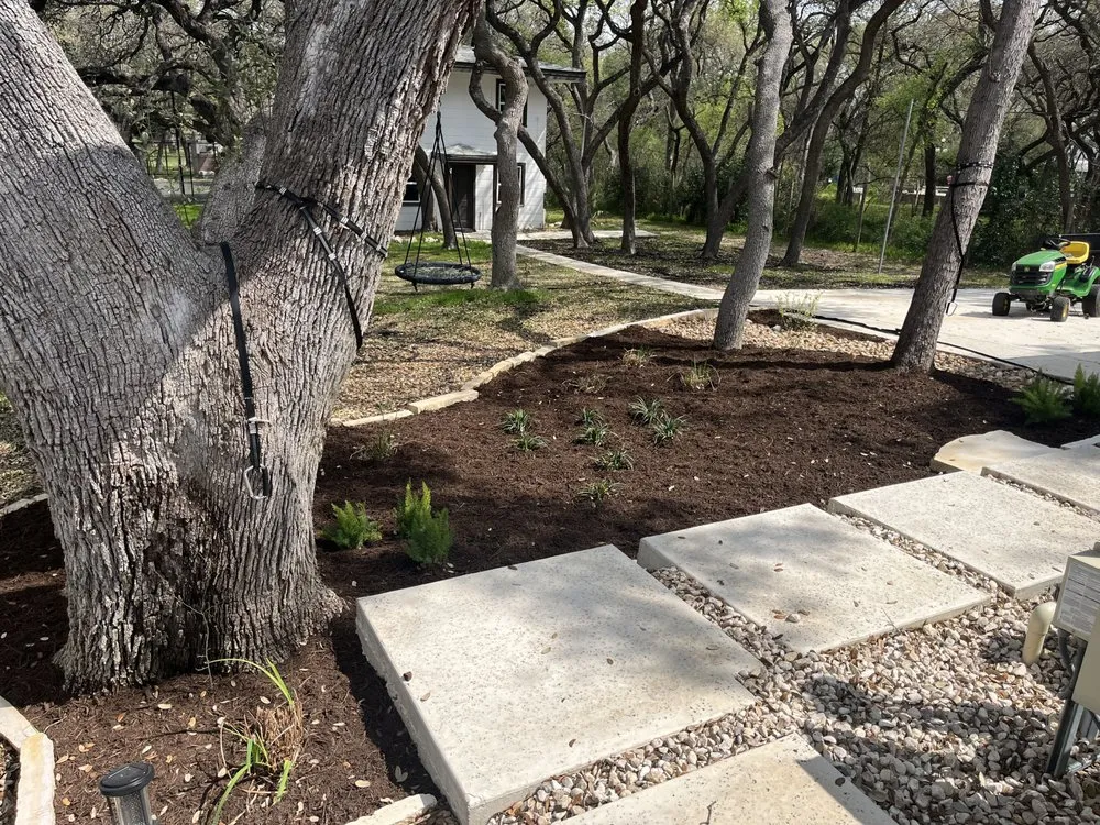 Professional yard maintenance in San Antonio, TX by Villeda tree and landscaping