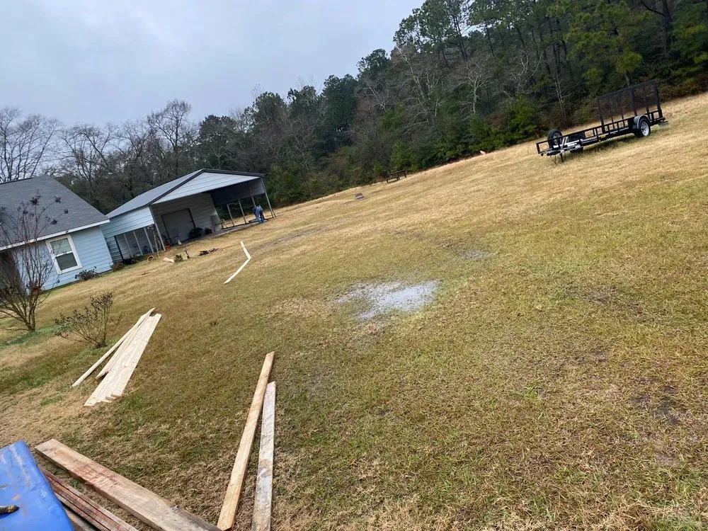 Custom landscape installation in Houston, TX by Villegas Landscaping and Concrete