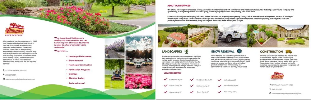 Custom yard maintenance experts serving Fishkill, NY - Villegas Landscaping