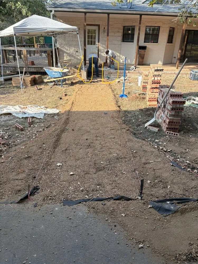 Professional yard cleanup service for residential properties across Kyle, TX - Villegas Masonry & More