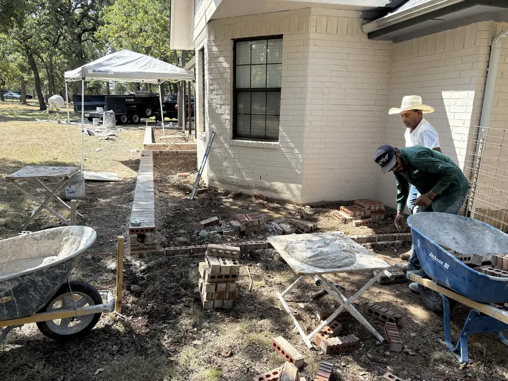 Affordable landscape installation in Kyle, TX - Villegas Masonry & More