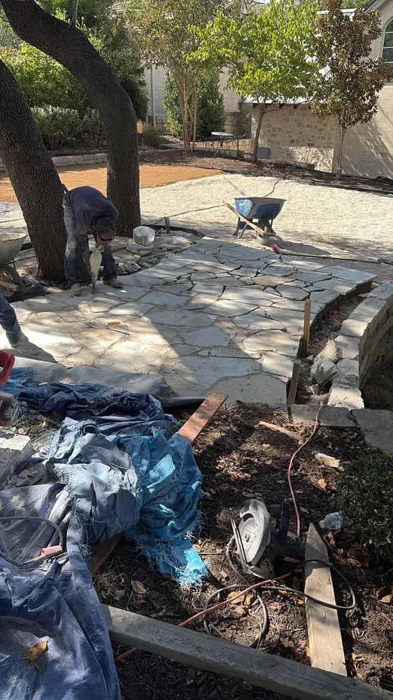 Affordable landscaping services experts serving Kyle, TX - Villegas Masonry & More