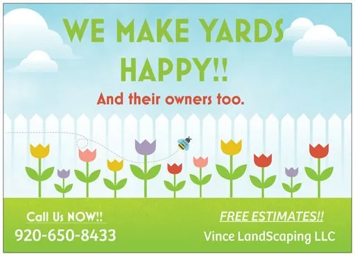 Professional yard maintenance for beautiful yards in Jefferson, WI by Vince Landscaping