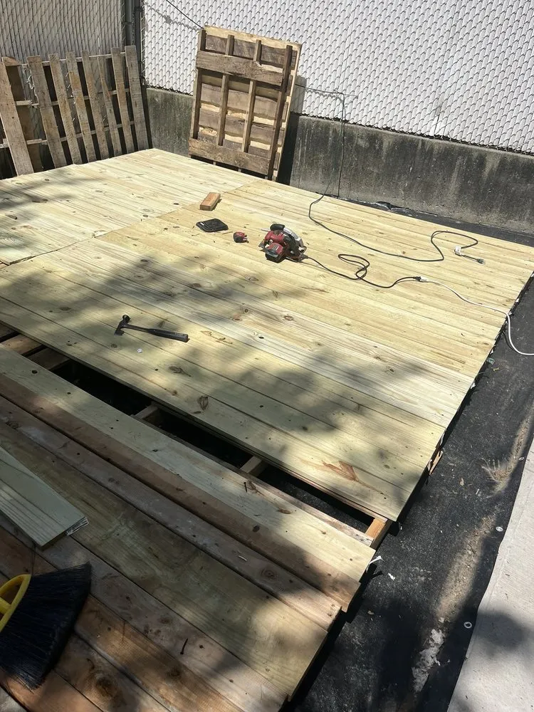 Custom landscape installation for year-round maintenance in Staten Island, NY by Vincent-4-Hire