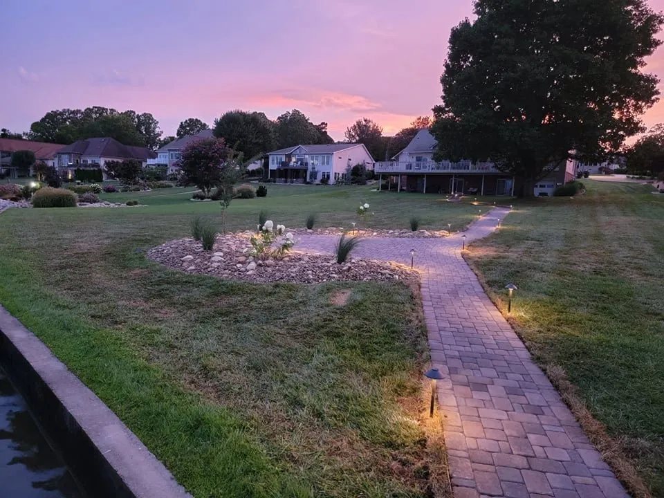 Expert yard cleanup service for homes in Lenoir City, TN by Vineyard Landscape and Outdoor Living