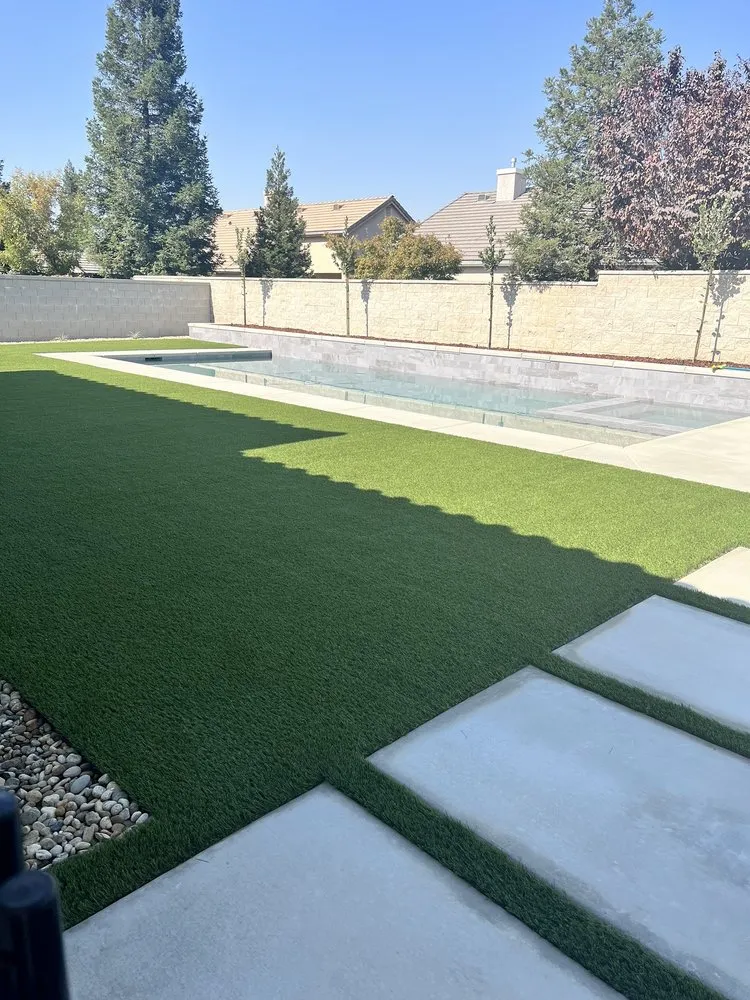 Custom landscape installation near you across Clovis, CA - Vineyard Pools