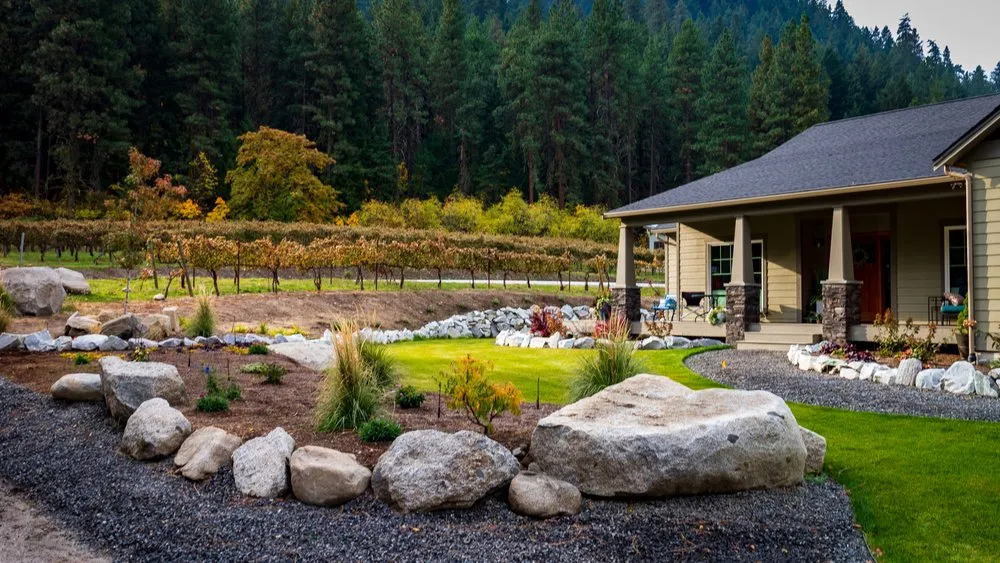 Professional landscaping services for homes in Leavenworth, WA by Vintage Valley